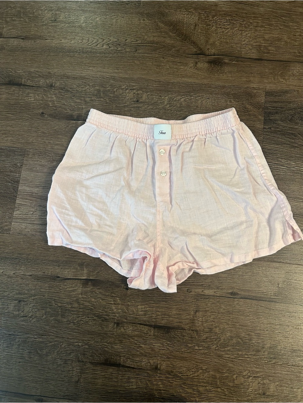 TNA Aritzia Pink Boxer Shorts